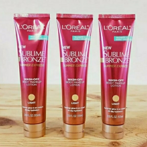 L'Oreal Sublime Bronze LIGHT Summer Express 3 PACK